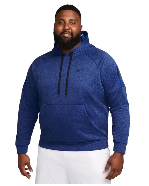 Nike Therma-fit Long-Sleeve Logo Hoodie black