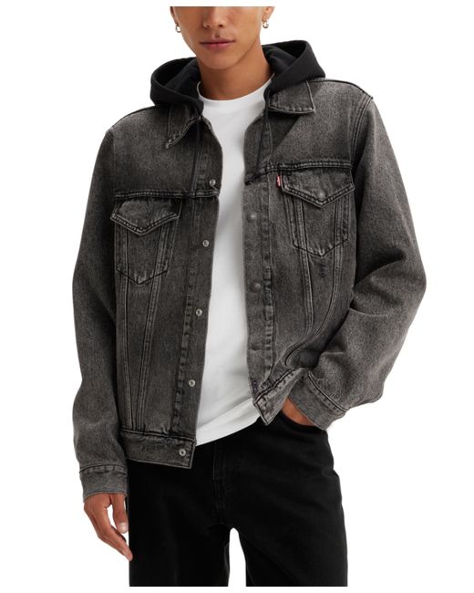 Levi's Relaxed-Fit Hooded Trucker Jacket