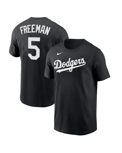 Nike Freddie Freeman Los Angeles Dodgers Player Name Number T-shirt