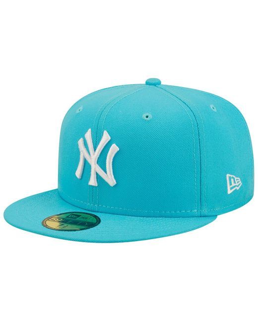 New Era New York Yankees Vice Highlighter Logo 59FIFTY Fitted Hat