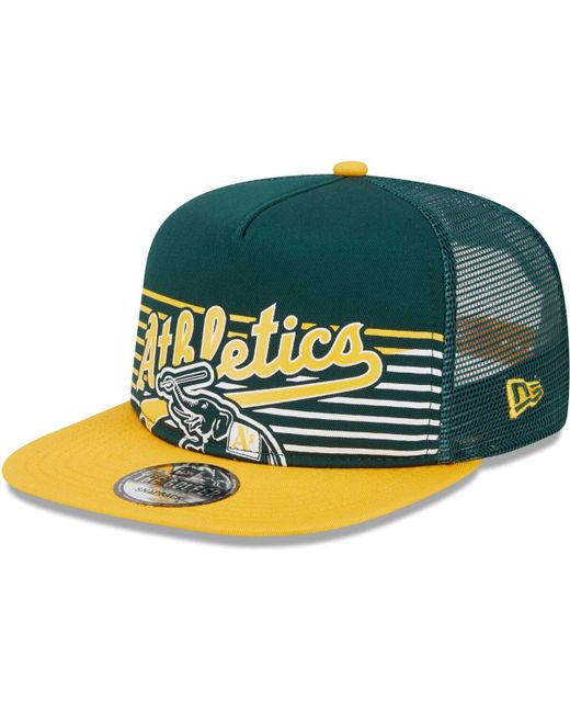 New Era Oakland Athletics Speed Golfer Trucker Snapback Hat