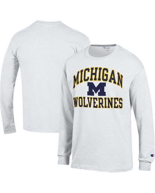 Champion Michigan Wolverines High Motor Long Sleeve T-shirt