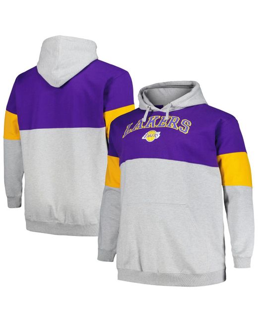 Fanatics Gold Los Angeles Lakers Big and Tall Pullover Hoodie