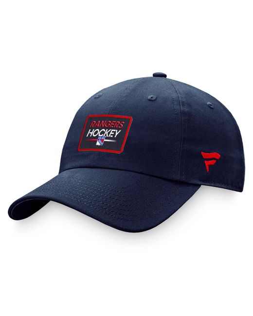 Fanatics New York Rangers Authentic Pro Rink Adjustable Hat