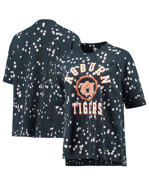 Pressbox Distressed Auburn Tigers Bishop Bleach Wash T-shirt
