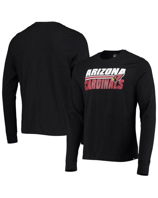 '47 Brand 47 Arizona Cardinals Shadow Super Rival Long Sleeve T-shirt