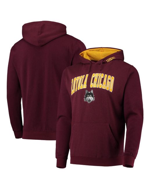 Colosseum Loyola Chicago Ramblers Isle Pullover Hoodie
