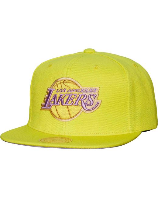 Mitchell & Ness Los Angeles Lakers Hardwood Classics Soul Pastel Snapback Hat