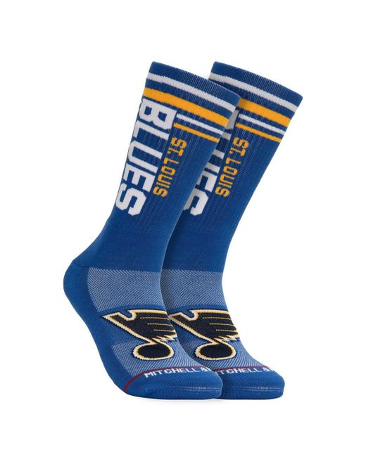 Mitchell & Ness St. Louis Blues Power Play Crew Socks