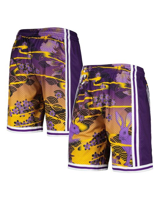 Mitchell & Ness Los Angeles Lakers Lunar New Year Swingman Shorts
