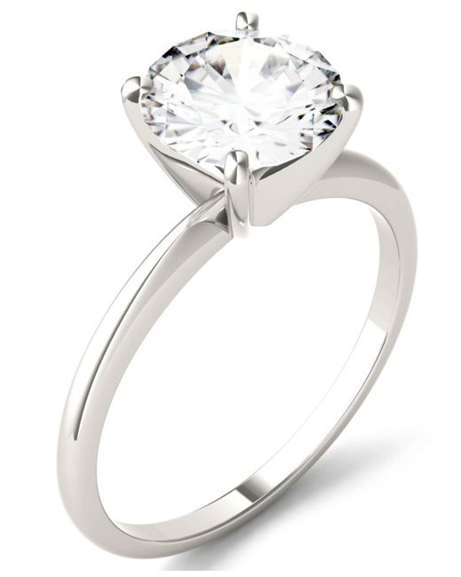 Charles & Colvard Moissanite Solitaire Ring 1 ct. t.w. Dew 14k