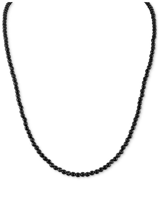 Esquire Men's Jewelry Spinel Beaded 22 Statement Necklace Sterling Silver Created for