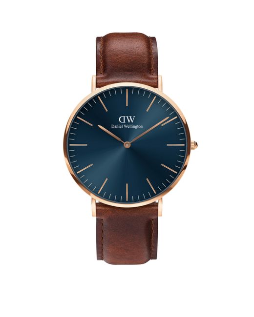 Daniel Wellington Classic Saint Mawes Leather Watch