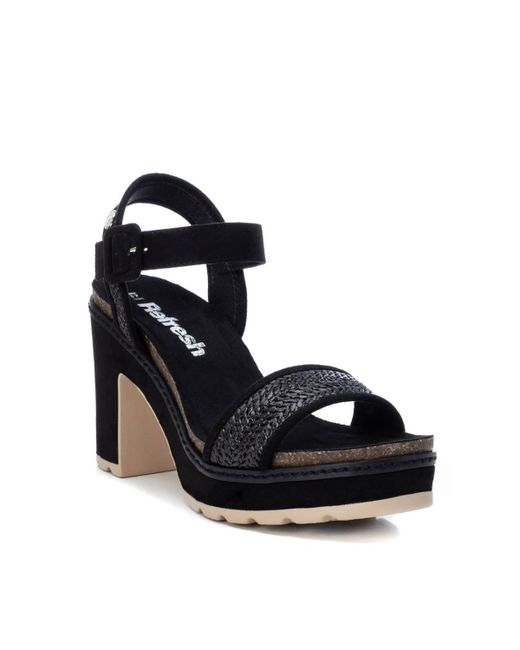 Xti Heeled Suede Sandals By