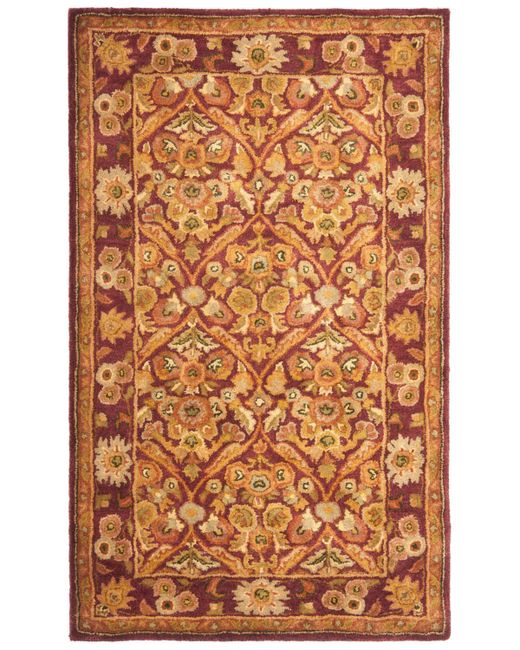 Safavieh Antiquity At51 and Gold 3 x 5 Area Rug