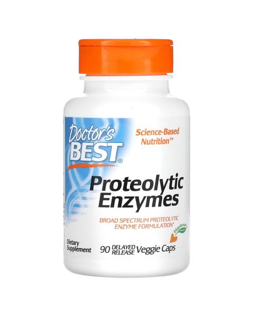 Doctor's Best Proteolytic Enzymes Delayed Release Veggie Caps
