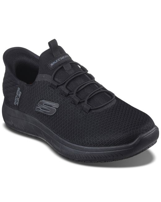 Skechers Slip-ins Work Summits Colsin Casual Wide-Width Sneakers from Finish Line