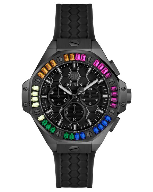 Philipp Plein Chronograph Silicone Strap Watch 42mm