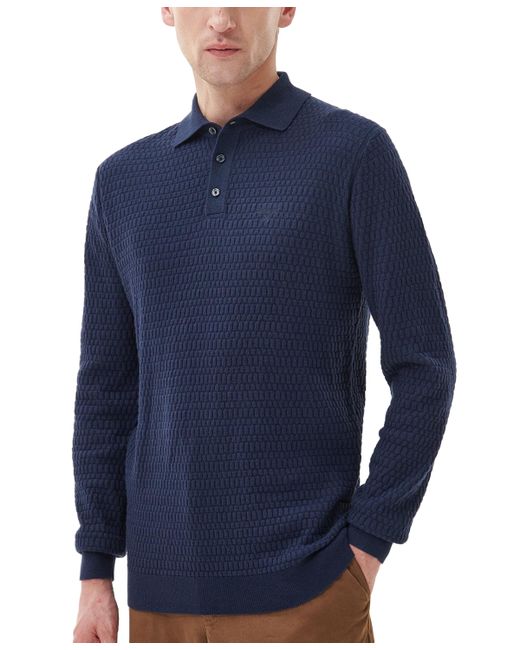 Barbour Thornbury Long-Sleeve Knit Polo Shirt
