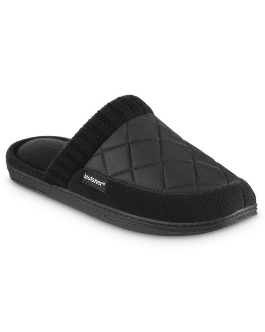 Isotoner Memory Foam Quilted Levon Clog Slippers