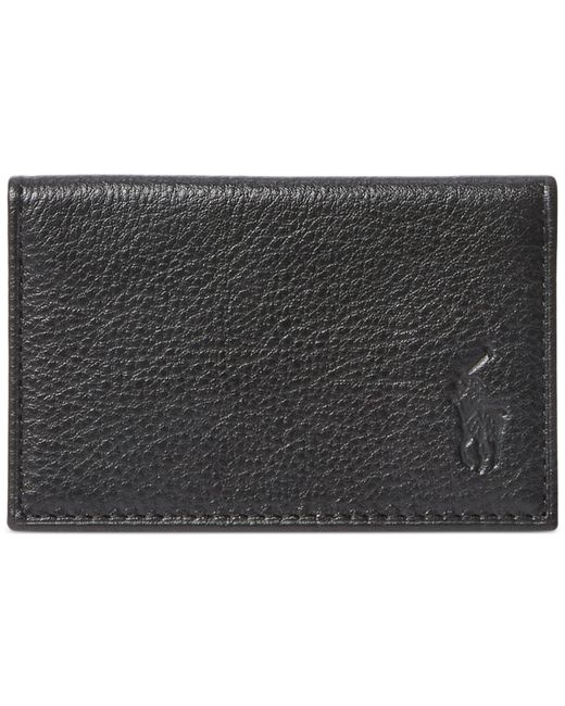 Polo Ralph Lauren Pebbled Card Wallet
