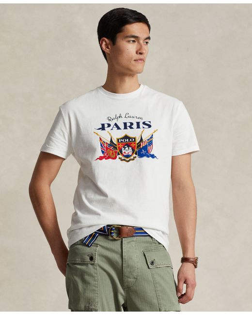 Polo Ralph Lauren Classic-Fit Jersey Graphic T-Shirt