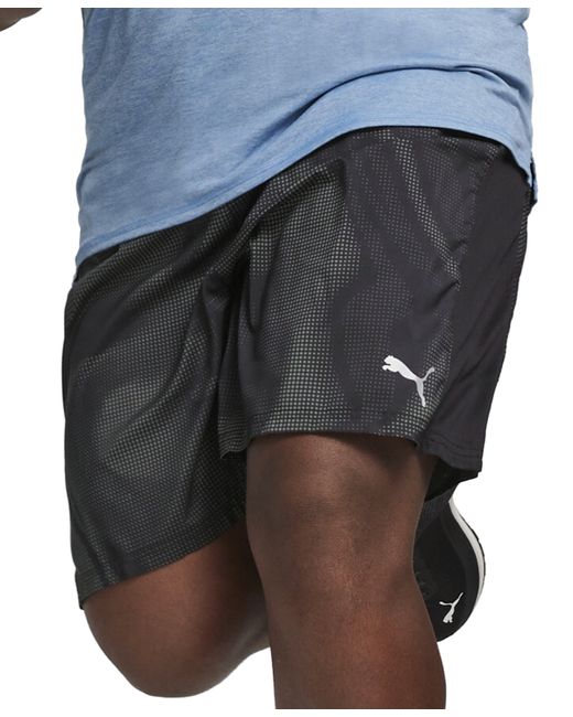 Puma Run Favorite Velocity Patterned Logo Shorts