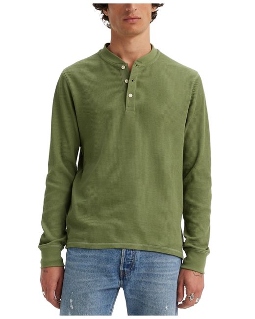 Levi's Long-Sleeve Thermal Henley Shirt