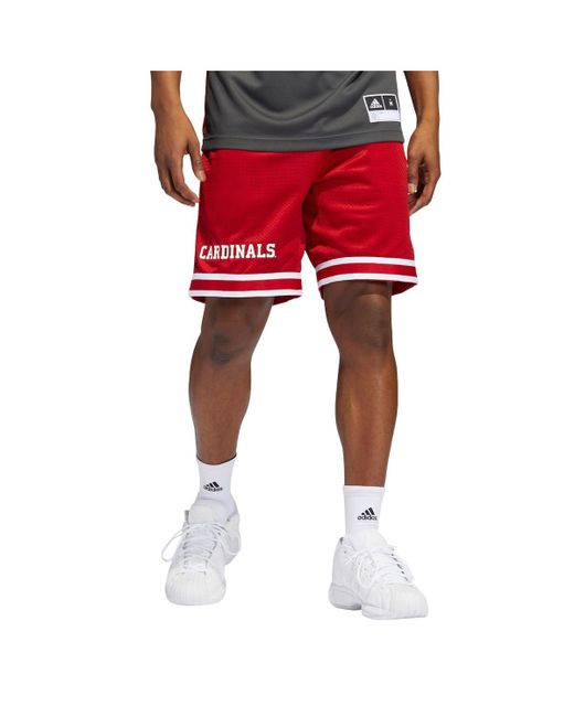 Adidas Louisville Cardinals Reverse Retro Basketball Shorts