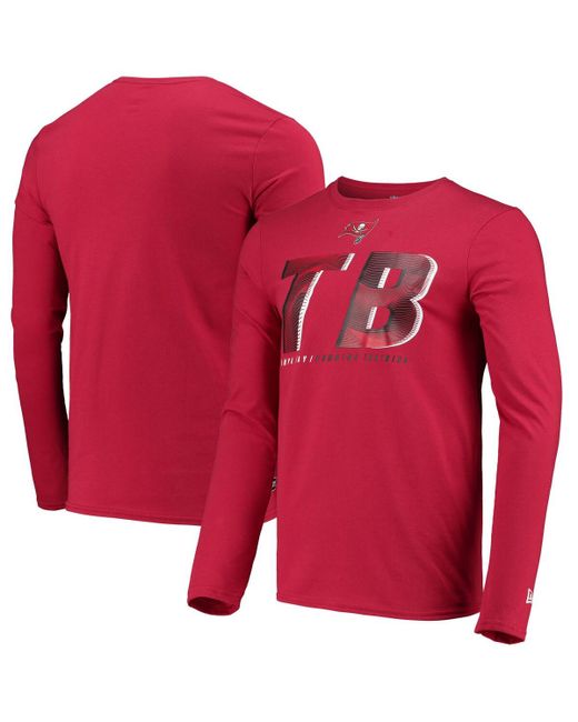 New Era Tampa Bay Buccaneers Combine Authentic Static Abbreviation Long Sleeve T-shirt