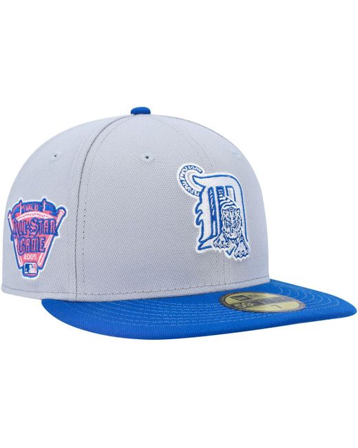 New Era Blue Detroit Tigers Dolphin 59FIFTY Fitted Hat