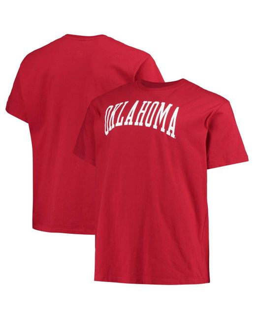 Champion Oklahoma Sooners Big and Tall Arch Team Logo T-shirt