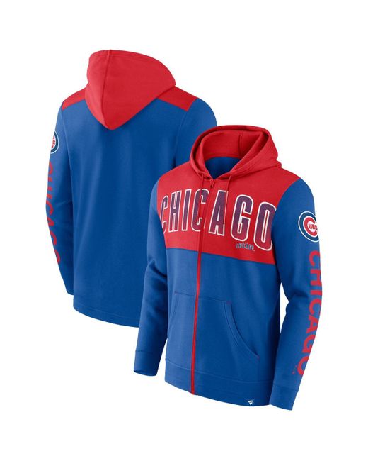 Fanatics Chicago Cubs Walk Off Fleece Full-Zip Hoodie
