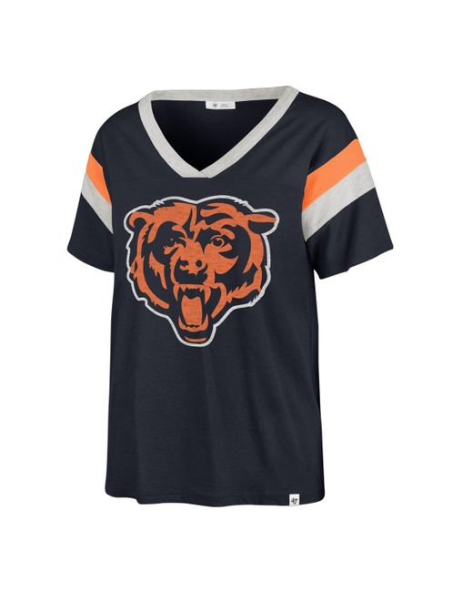 '47 Brand 47 Brand Distressed Chicago Bears Phoenix V-Neck T-shirt