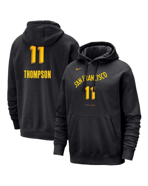 Nike Klay Thompson Golden State Warriors 2023/24 City Edition Name and Number Pullover Hoodie