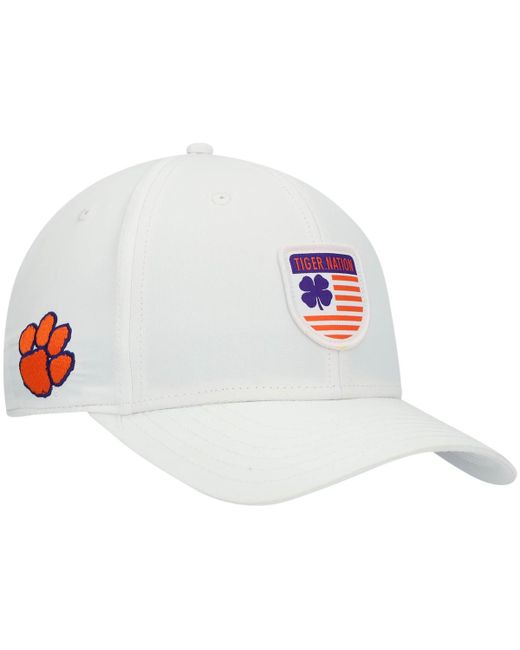 Black Clover Clemson Tigers Nation Shield Snapback Hat