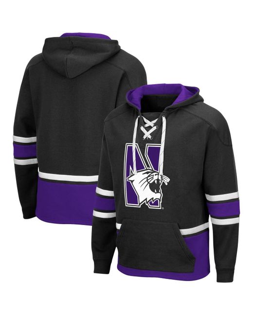 Colosseum Northwestern Wildcats Lace Up 3.0 Pullover Hoodie