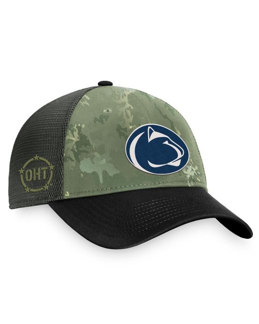 Top Of The World Gray Penn State Nittany Lions Oht Military-Inspired Appreciation Unit Trucker Adjustable Hat