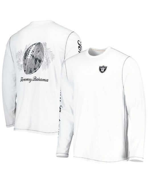 Tommy Bahama Las Vegas Raiders Laces Out Billboard Long Sleeve T-shirt