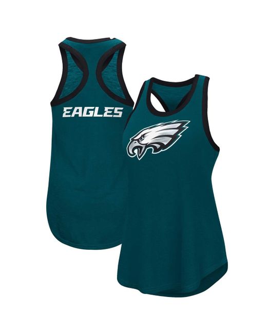 G-iii 4her By Carl Banks Midnight Philadelphia Eagles Team Tater Tank Top