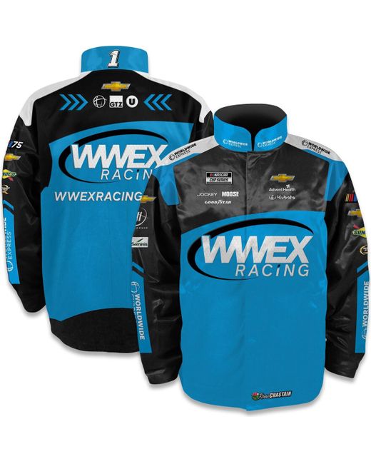 Trackhouse Racing Team Collection Ross Chastain Wwex Nylon Uniform Full-Snap Jacket