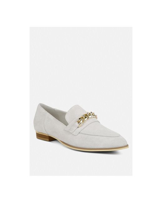 Rag & Co Ricka Chain Embellished Loafers