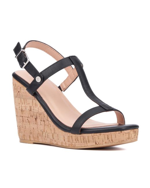 New York & Company Aimee Platform Wedge Sandal