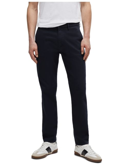 Hugo Boss Boss by Honeycomb-Structured Tapered-Fit Trousers