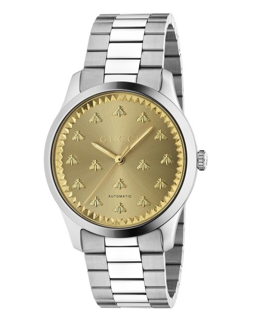 Gucci Swiss G-Timeless Multibee Stainless Bracelet Watch 42mm