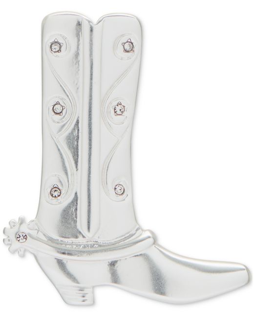 Lucky Brand Tone Pave-Accented Cowboy Boot Pin