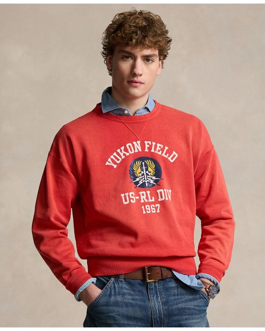 Polo Ralph Lauren Vintage-Fit Fleece Graphic Sweatshirt