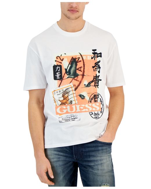 Guess Arrival Date Logo Graphic T-Shirt
