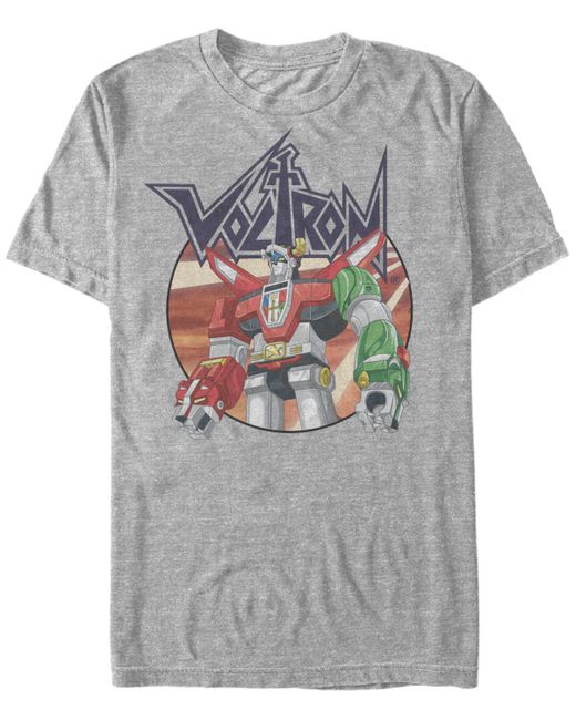 Fifth Sun Voltron Defender of the Universe Robot Logo Short Sleeve T-Shirt