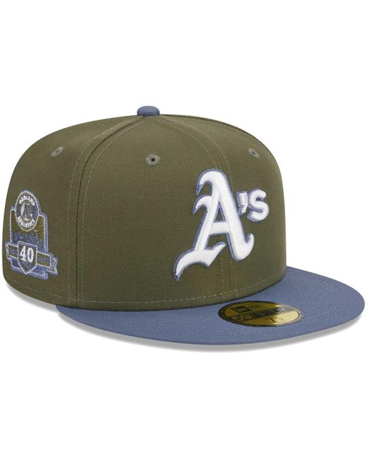 New Era Blue Oakland Athletics 59FIFTY Fitted Hat